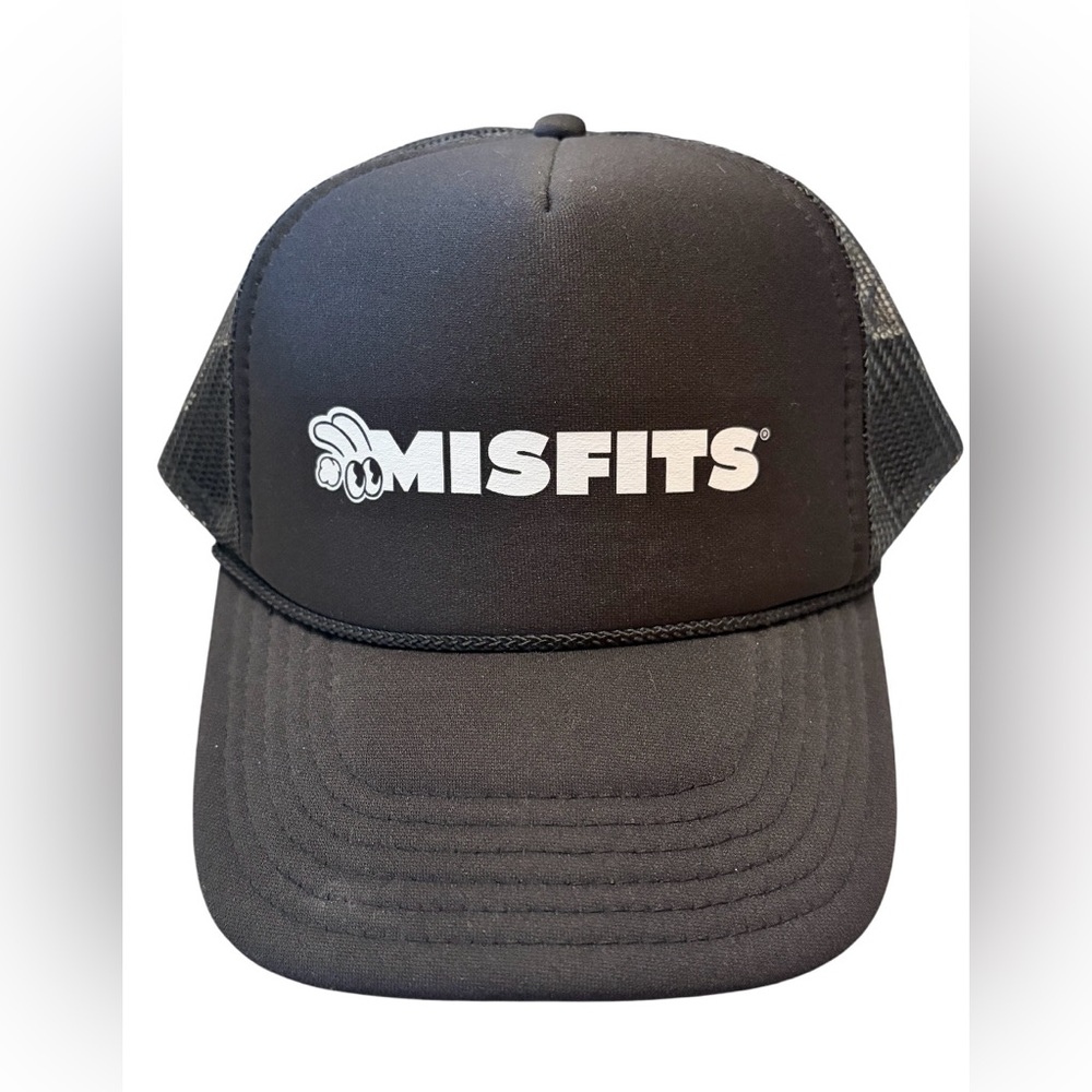 Misfits Foam Trucker Hat with a Black Mesh Back